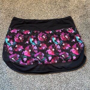 Lululemon Floral Mini Skirt